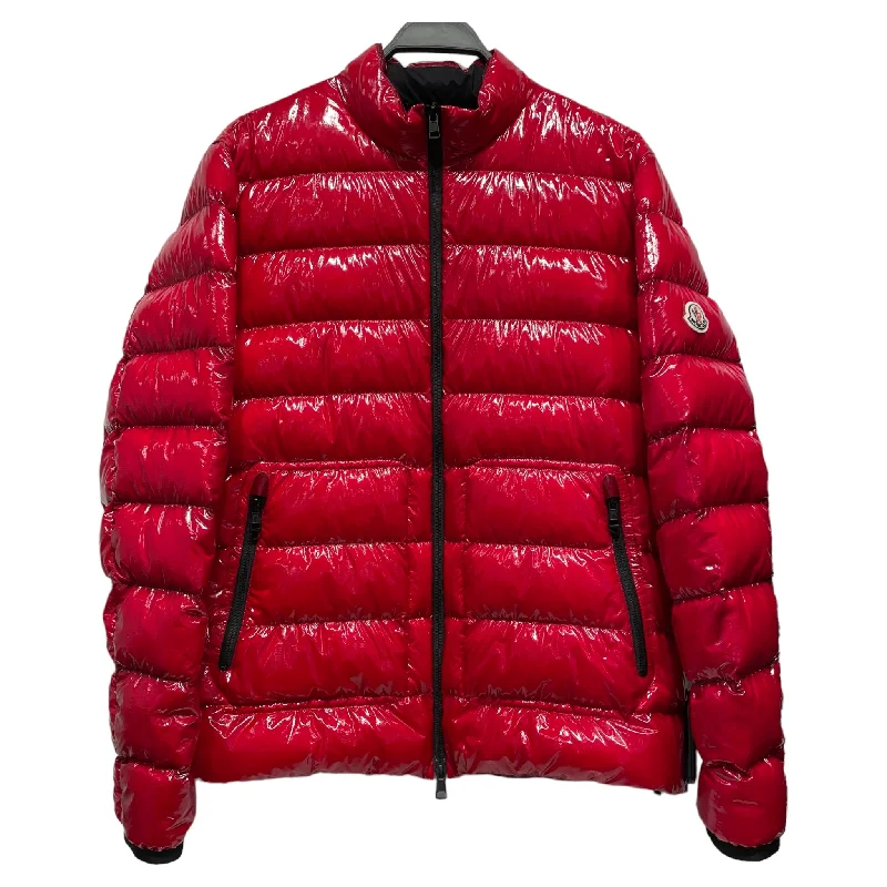 MONCLER/Puffer Jkt/L/Polyester/RED//Plain/Agar Zipped Padded Jacket/