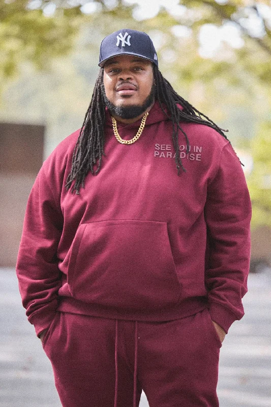 Big Men's Paradise Tonal Pullover Hoodie