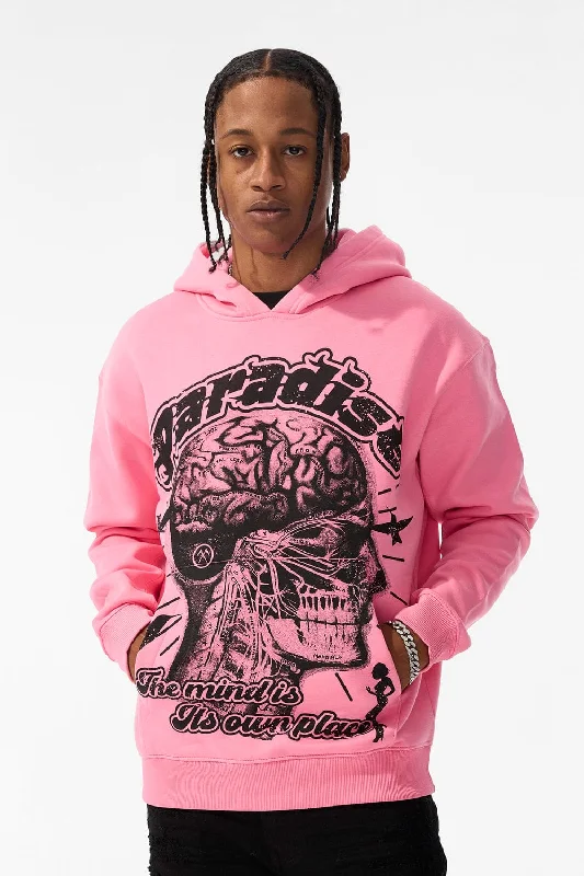 Cranial Paradise Pullover Hoodie (Pink)