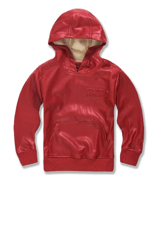 Kids Thriller Pullover Hoodie (Red)